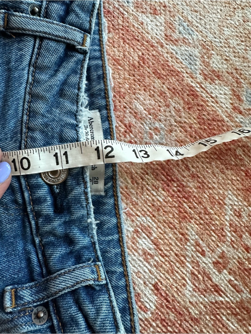 Abercrombie Vintage Comfort Stretch Curve Love High Rise 90s Relaxed Jean 28 S - Picture 6 of 9